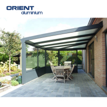 Best selling aluminium flat roof awning